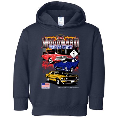 Woodward Timeless Cruisin 2024 Car Cruise Toddler Hoodie