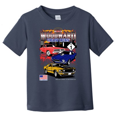 Woodward Timeless Cruisin 2024 Car Cruise Toddler T-Shirt