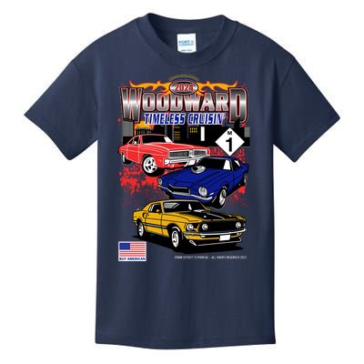 Woodward Timeless Cruisin 2024 Car Cruise Kids T-Shirt