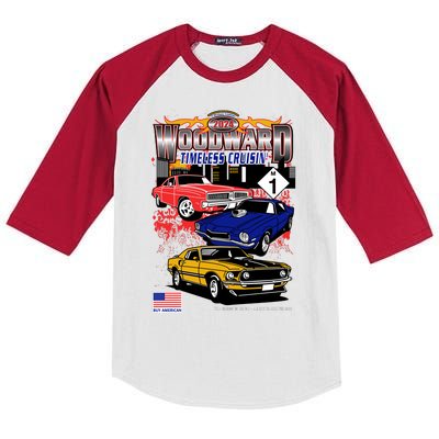 Woodward Timeless Cruisin 2024 Car Cruise Kids Colorblock Raglan Jersey