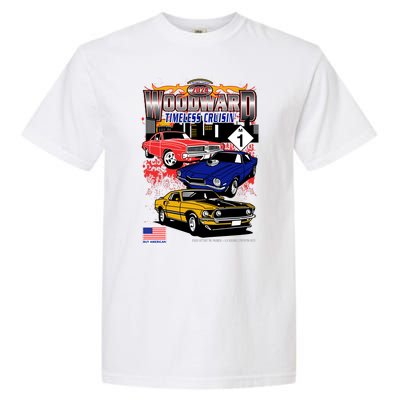 Woodward Timeless Cruisin 2024 Car Cruise Garment-Dyed Heavyweight T-Shirt