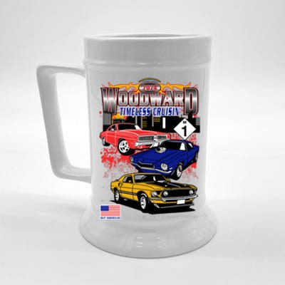 Woodward Timeless Cruisin 2024 Car Cruise Beer Stein