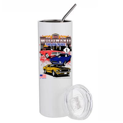 Woodward Timeless Cruisin 2024 Car Cruise Stainless Steel Tumbler