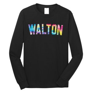 Walton Tie Dye Colorful Design Long Sleeve Shirt