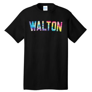 Walton Tie Dye Colorful Design Tall T-Shirt