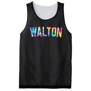 Walton Tie Dye Colorful Design Mesh Reversible Basketball Jersey Tank