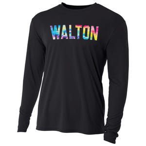 Walton Tie Dye Colorful Design Cooling Performance Long Sleeve Crew