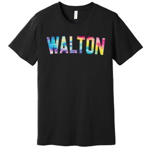 Walton Tie Dye Colorful Design Premium T-Shirt