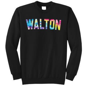 Walton Tie Dye Colorful Design Tall Sweatshirt