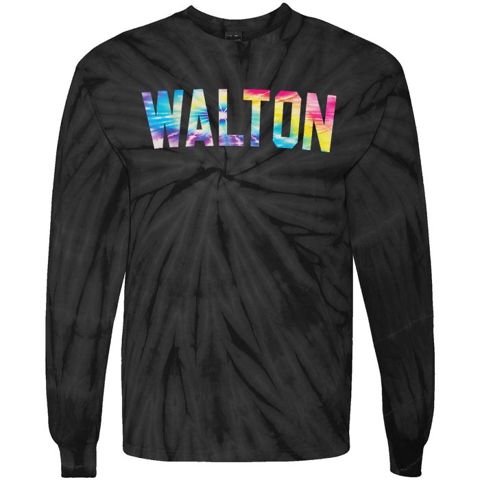 Walton Tie Dye Colorful Design Tie-Dye Long Sleeve Shirt