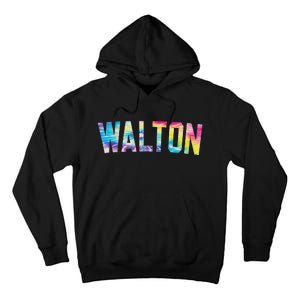 Walton Tie Dye Colorful Design Tall Hoodie