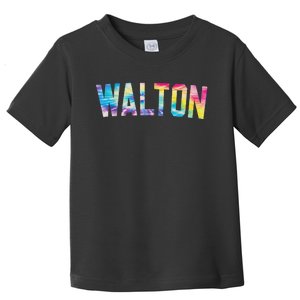 Walton Tie Dye Colorful Design Toddler T-Shirt