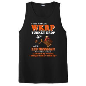 WKRP Thanksgiving Day Turkey Drop PosiCharge Competitor Tank