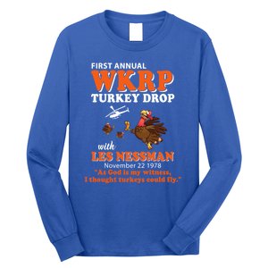 WKRP Thanksgiving Day Turkey Drop Long Sleeve Shirt