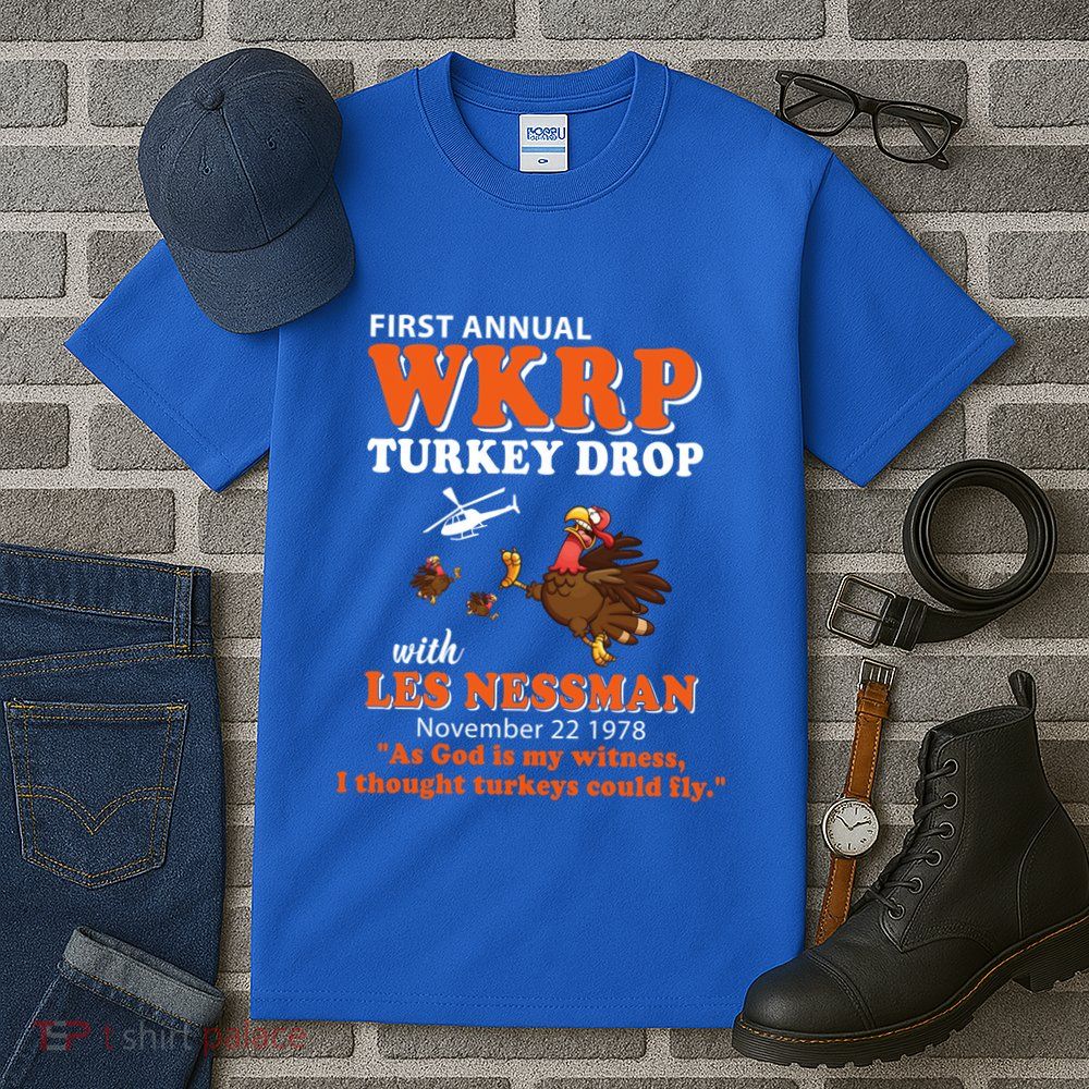 WKRP Thanksgiving Day Turkey Drop Tall T-Shirt