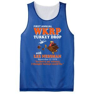 WKRP Thanksgiving Day Turkey Drop Mesh Reversible Basketball Jersey Tank