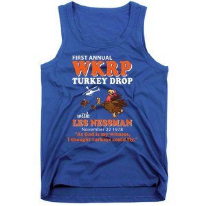 WKRP Thanksgiving Day Turkey Drop Tank Top