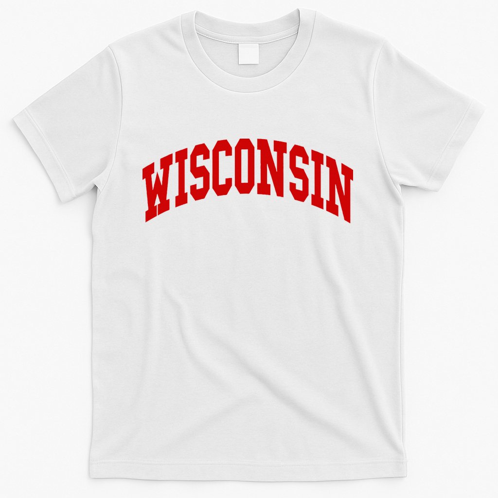 Wisconsin Throwback Design T-Shirt
