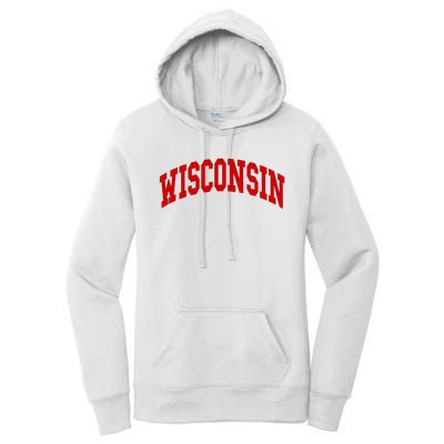 Wisconsin Throwback Design Women's Pullover Hoodie