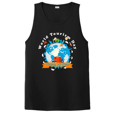 World Tourism Day Staying At Home Gift PosiCharge Competitor Tank