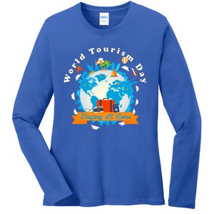 World Tourism Day Staying At Home Gift Ladies Long Sleeve Shirt