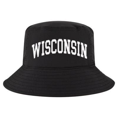 Wisconsin Throwback Design Classic Cool Comfort Performance Bucket Hat