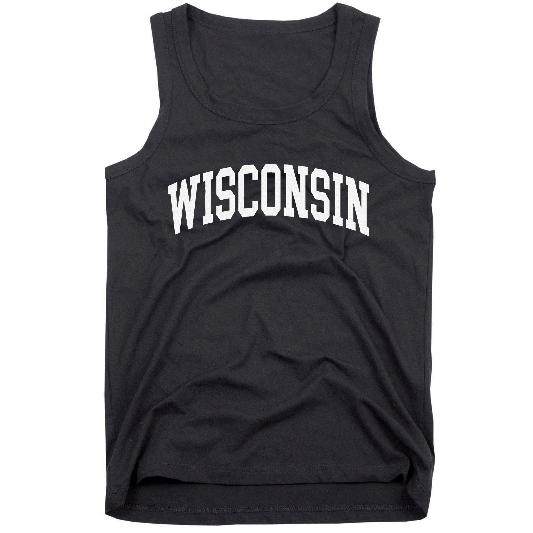 Wisconsin Throwback Design Classic Tank Top