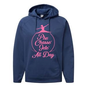 Wo Tap Dancer Dancing Ballet Phe Chasse Jete All Day Gift Performance Fleece Hoodie