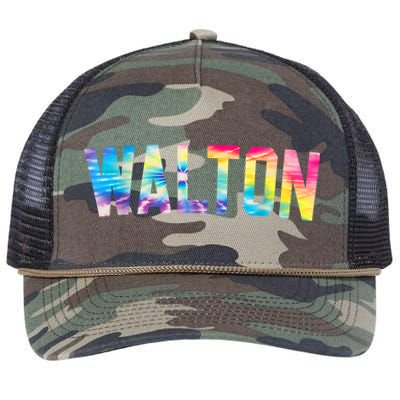 Walton Tie Dye Retro Rope Trucker Hat Cap