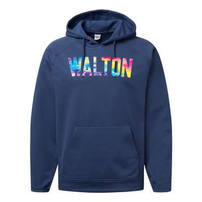 Walton Tie Dye Performance Fleece Hoodie