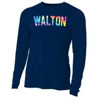 Walton Tie Dye Cooling Performance Long Sleeve Crew