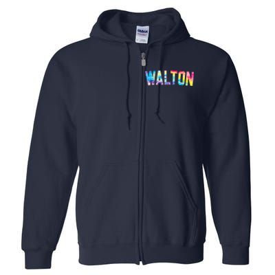 Walton Tie Dye Full Zip Hoodie