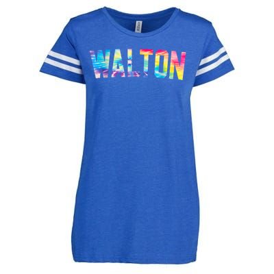 Walton Tie Dye Enza Ladies Jersey Football T-Shirt