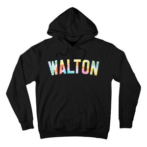 Walton Tie Dye Tees Honored Walton 2024 Tie Dye Warmups Hoodie