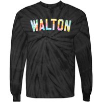 Walton Tie Dye Tees Honored Walton 2024 Tie Dye Warmups Tie-Dye Long Sleeve Shirt