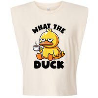 What The Duck Owner I Love Ducks Lover Funny Rubber Duck Garment-Dyed Women's Muscle Tee