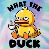 What The Duck Owner I Love Ducks Lover Funny Rubber Duck Legacy Tie Dye Trucker Hat