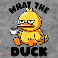 What The Duck Owner I Love Ducks Lover Funny Rubber Duck 7-Panel Snapback Hat