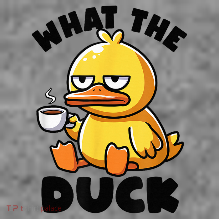 What The Duck Owner I Love Ducks Lover Funny Rubber Duck 7-Panel Snapback Hat