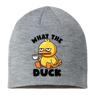 What The Duck Owner I Love Ducks Lover Funny Rubber Duck Sustainable Beanie