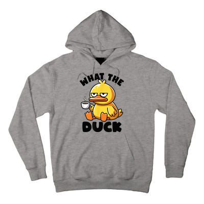 What The Duck Owner I Love Ducks Lover Funny Rubber Duck Tall Hoodie