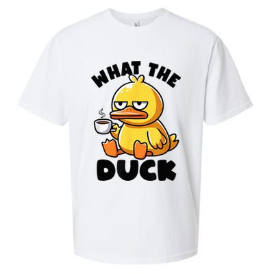 What The Duck Owner I Love Ducks Lover Funny Rubber Duck Sueded Cloud Jersey T-Shirt