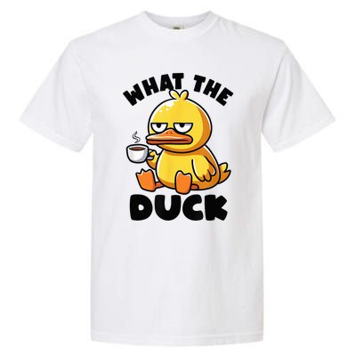 What The Duck Owner I Love Ducks Lover Funny Rubber Duck Garment-Dyed Heavyweight T-Shirt