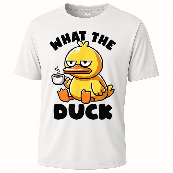 What The Duck Owner I Love Ducks Lover Funny Rubber Duck Performance Shirt