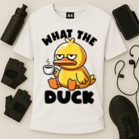 What The Duck Owner I Love Ducks Lover Funny Rubber Duck Performance Shirt