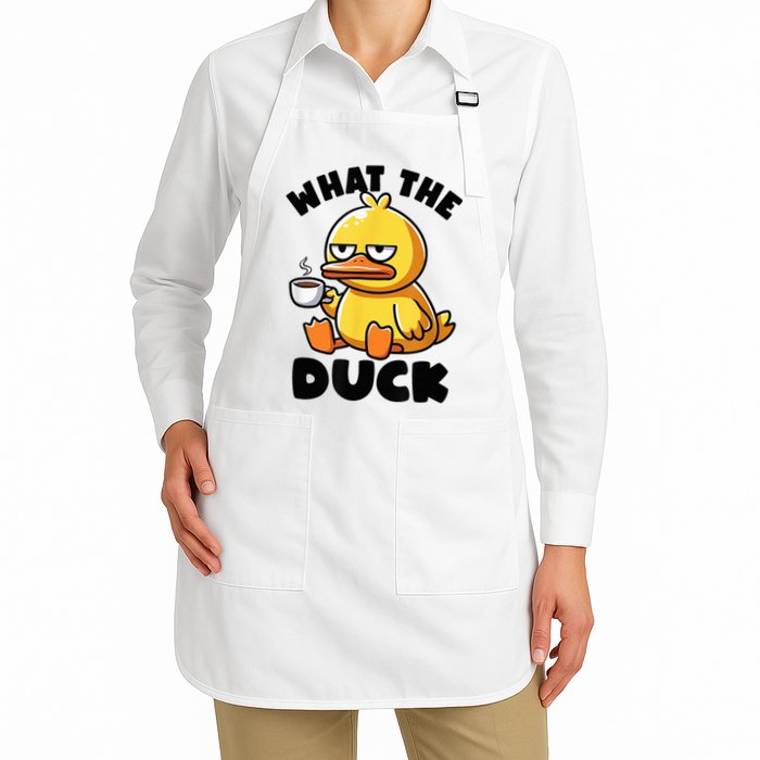 What The Duck Owner I Love Ducks Lover Funny Rubber Duck Apron