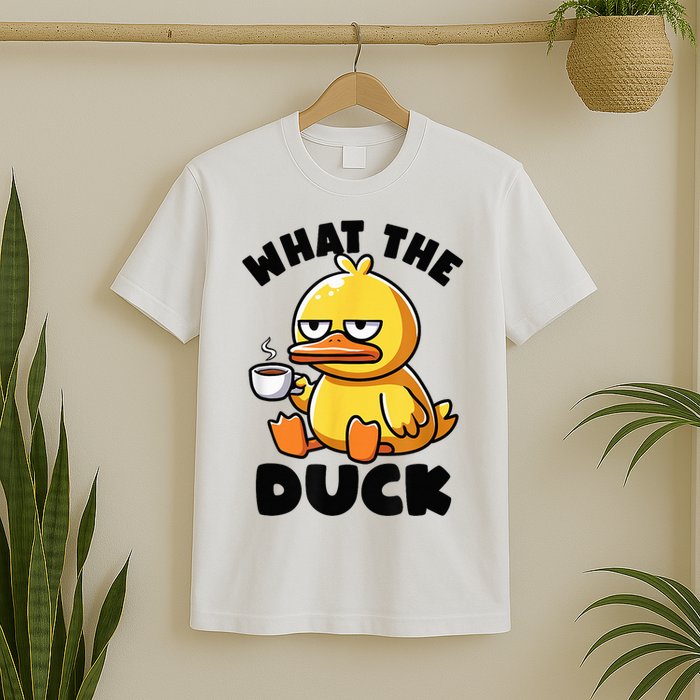 What The Duck Owner I Love Ducks Lover Funny Rubber Duck T-Shirt