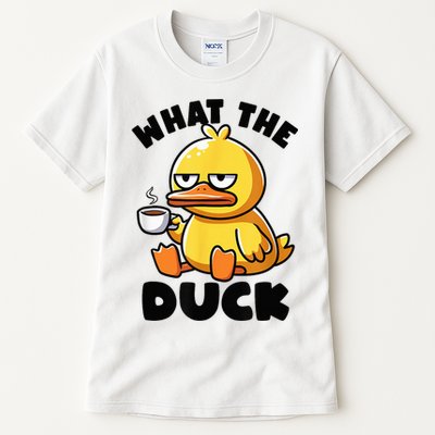What The Duck Owner I Love Ducks Lover Funny Rubber Duck Tall T-Shirt