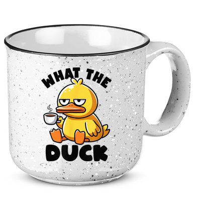 What The Duck Owner I Love Ducks Lover Funny Rubber Duck 15oz Campfire Ceramic Mug
