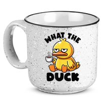 What The Duck Owner I Love Ducks Lover Funny Rubber Duck 15oz Campfire Ceramic Mug